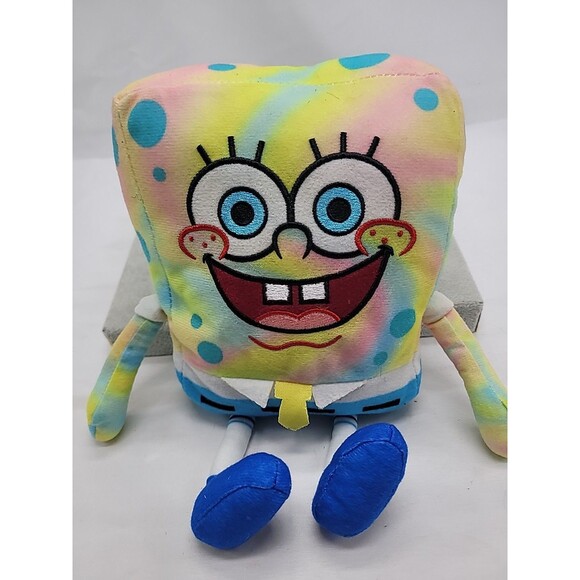 New SpongeBob SquarePants Tie Dye Plush 10” Good Stuff - Picture 2 of 15